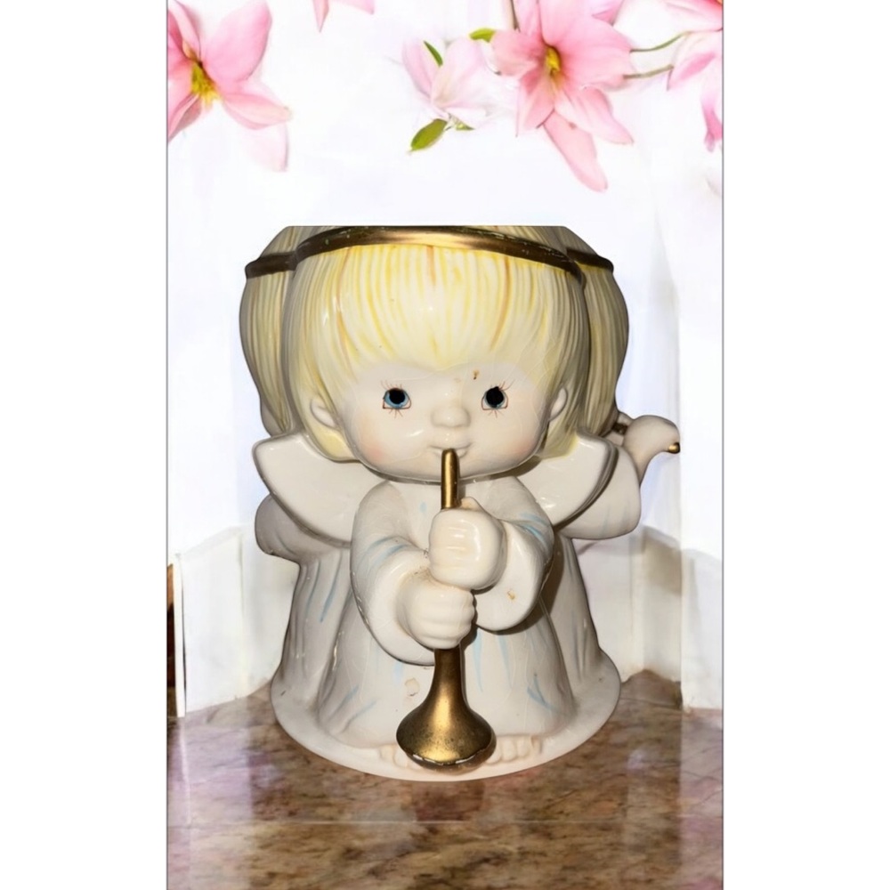 Angel Figurine with Trumpet